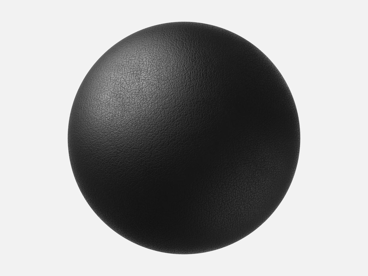 Leather 003 Large Grain Black