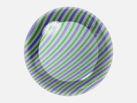 Murano Glass 002 White Hill Swirl