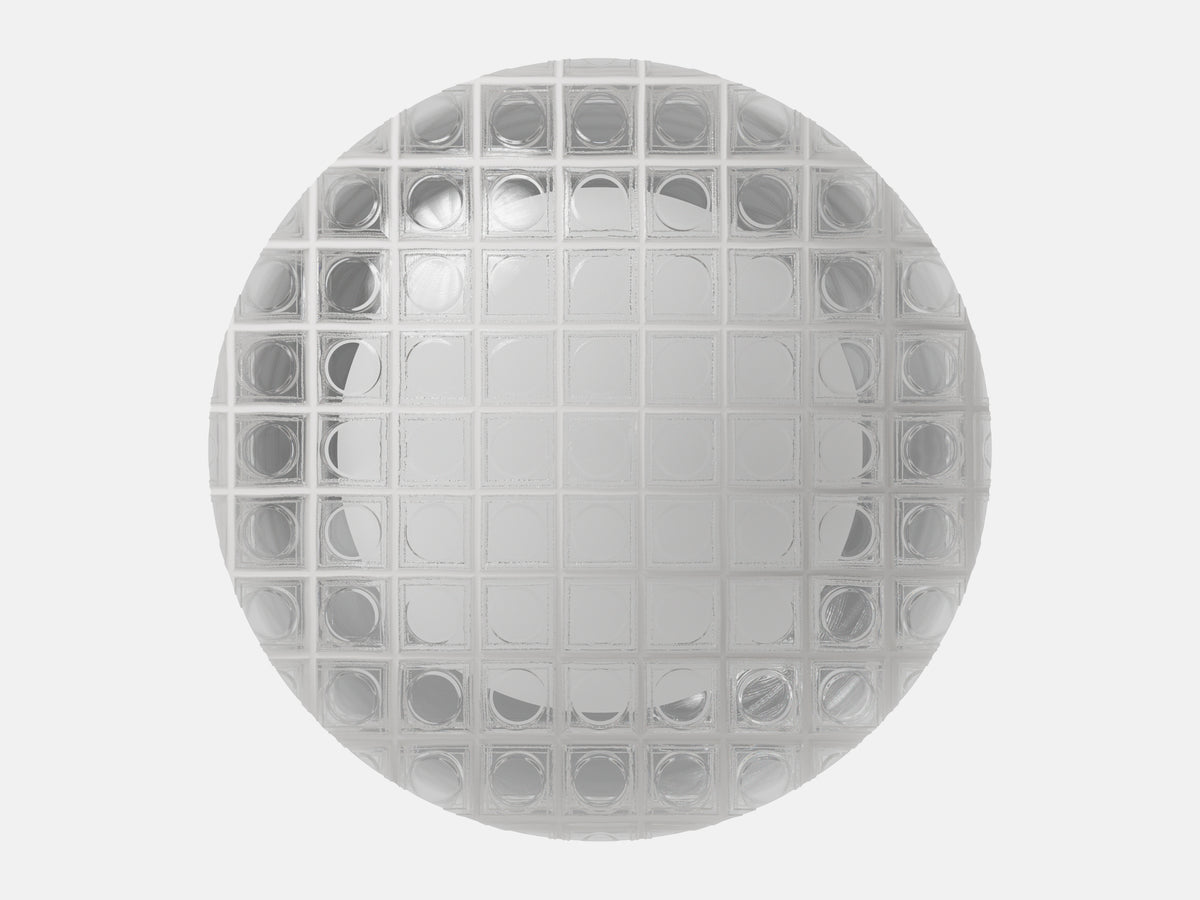 Tiled Glass 001 Embossed Circle