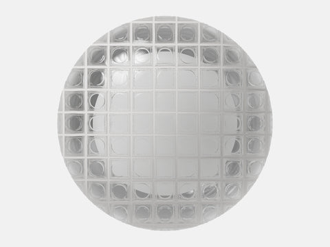 Tiled Glass 001 Embossed Circle