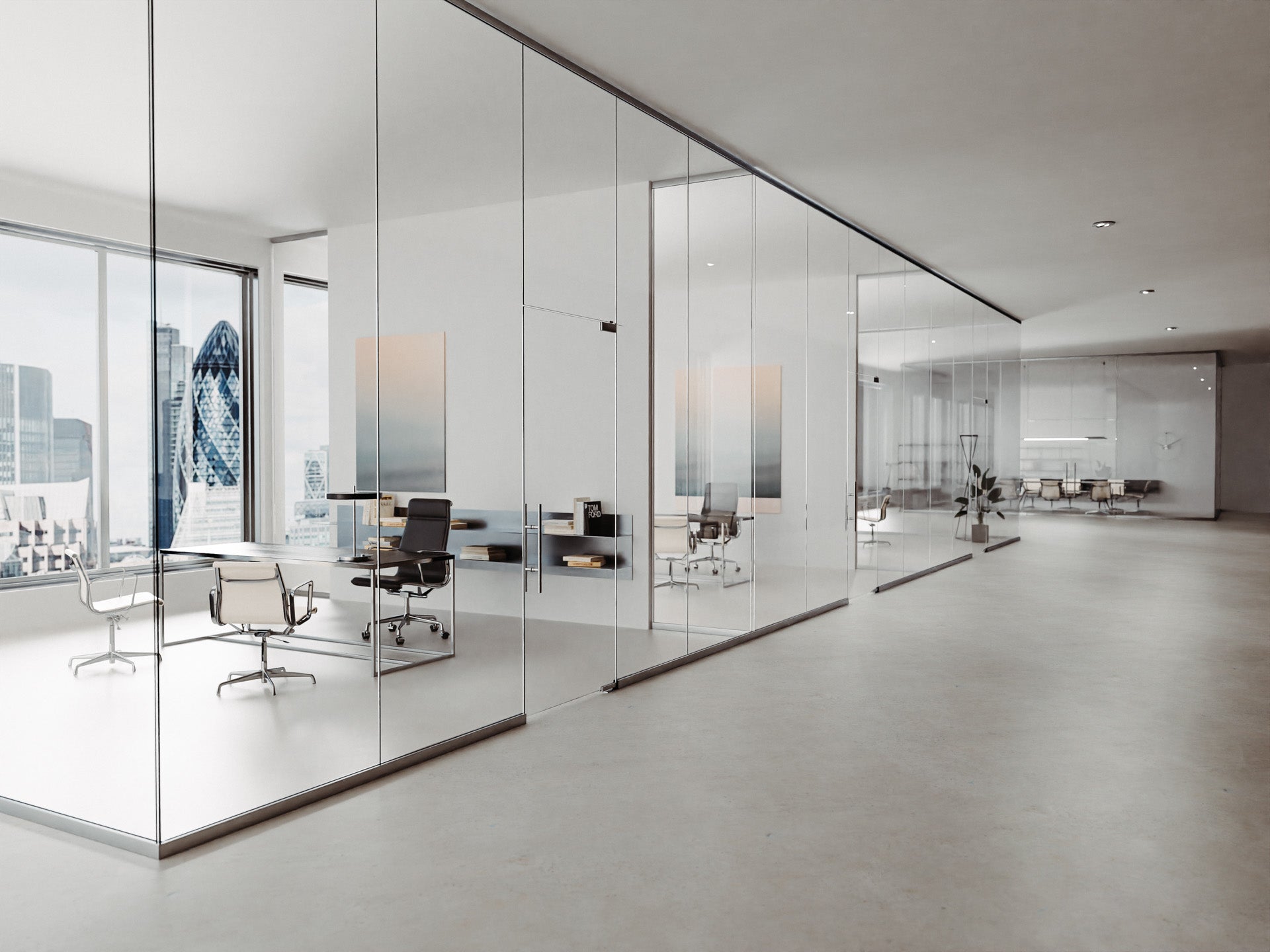 London High-rise Office - Visune Keyshot Store