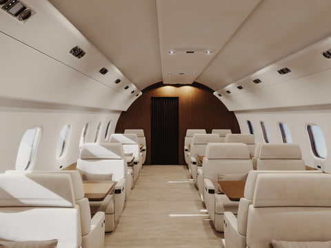 Private Jet Interior