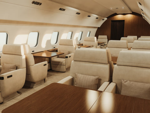 Private Jet Interior