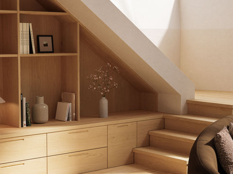 Staircase Shelving Diorama