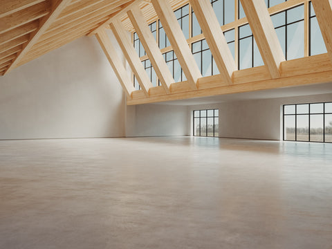 Wooden Beam Exhibition Space