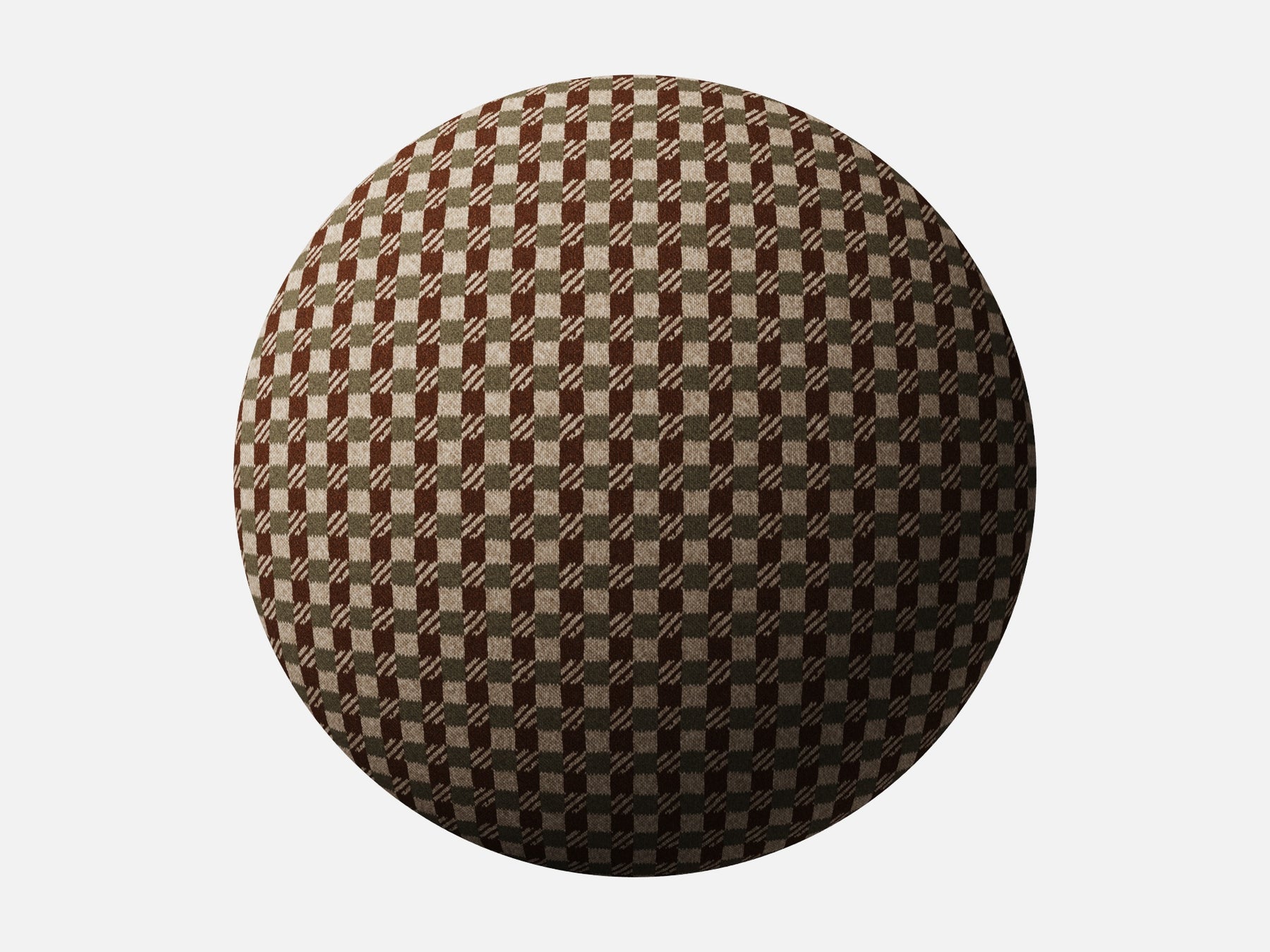 Woven Textile 027 Gun-Club Checker