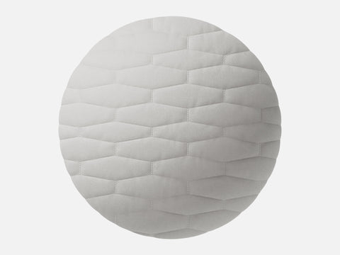 Woven Textile 037 Diamond Twill Quilted Hex Relief