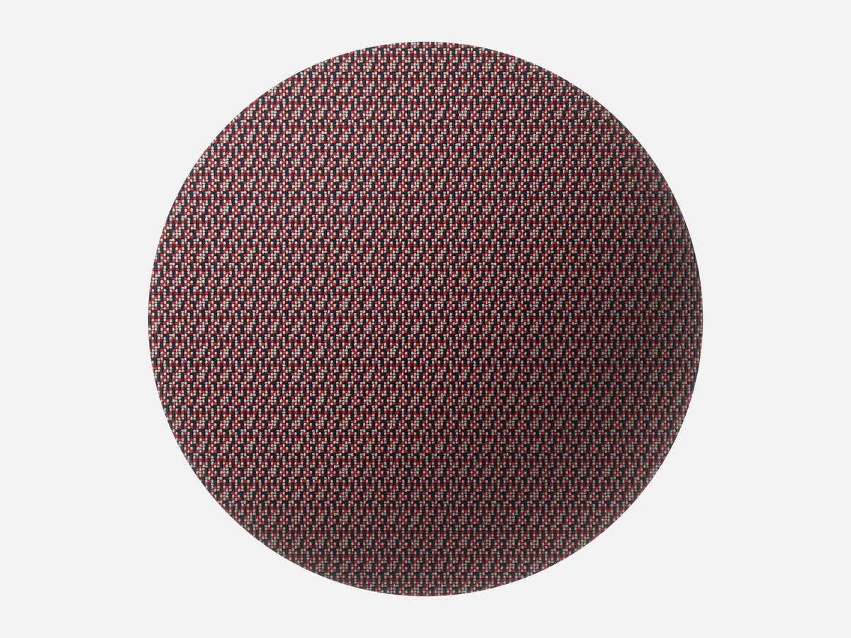 Woven Textile 053 Structured Carmin