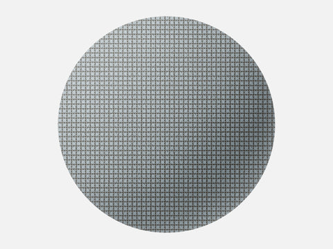 Woven Textile 054 Grid Baby Blue