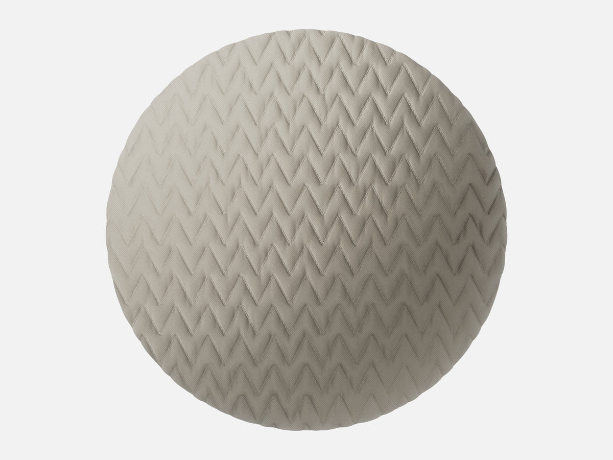 Woven Textile 074 Poplin Quilted Chevron Stitch