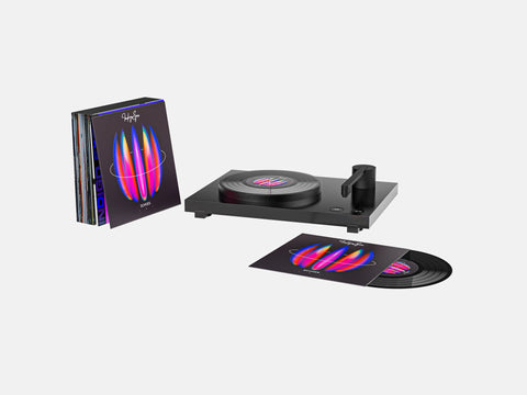 Turntable and Records Set